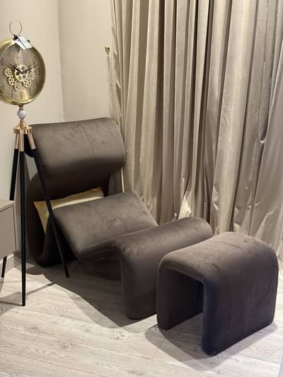 Sofa chairs and ottoman