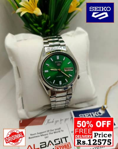 Seiko 5 Citizen Orient Automatic Pre-Owned watch Japan 03161737353