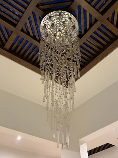 Large Crystal Chandelier (Approx. 6 ft)