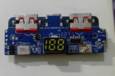 Power Bank Charging Modul With Disply