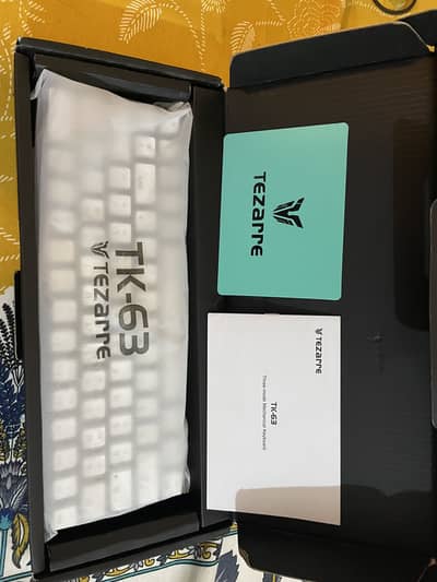 TK 63 mechanical keyboard with Red dragon cobra FPS mouse