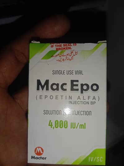 Mac Epo 4000 IU injection -10 piece seal pack