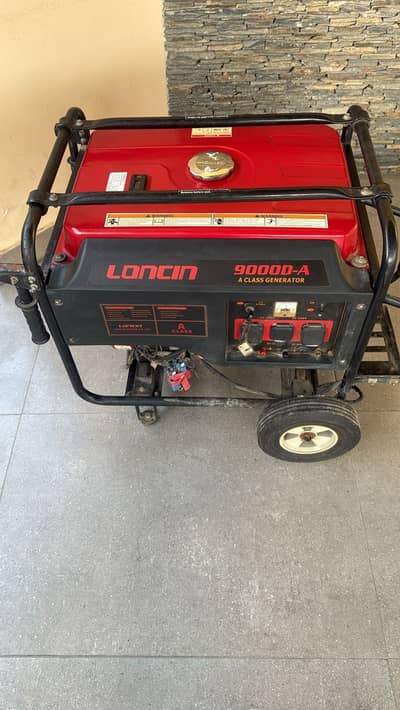 Loncin 90000-A 6 kW Generator – Excellent Condition – Hardly Used