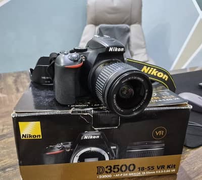 Nikon D3500 DSLR Camera + VR Lens | Low Shutter 10k | Complete Box