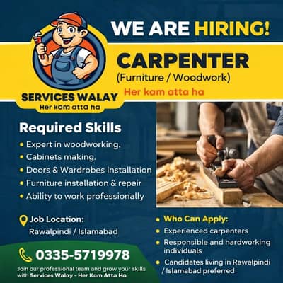 Carpenter job