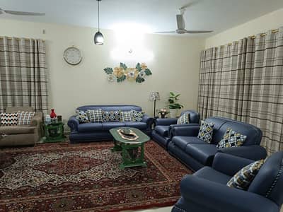 Classy Seven Seater sofa imported cloth (leather like look)