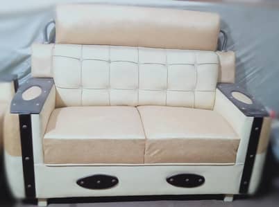 Luxury 7-Seater Sofa Set (3+2+1+1) in use per new condition