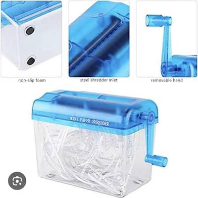 Mini paper shredder