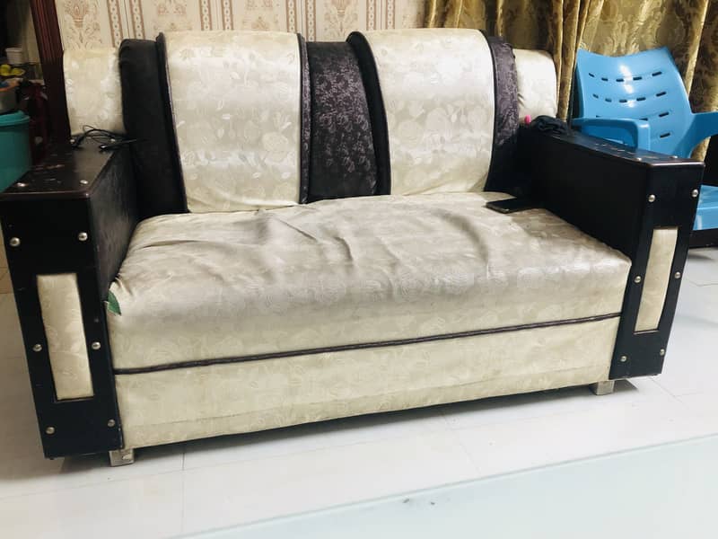Three 2 seater sofa set 1