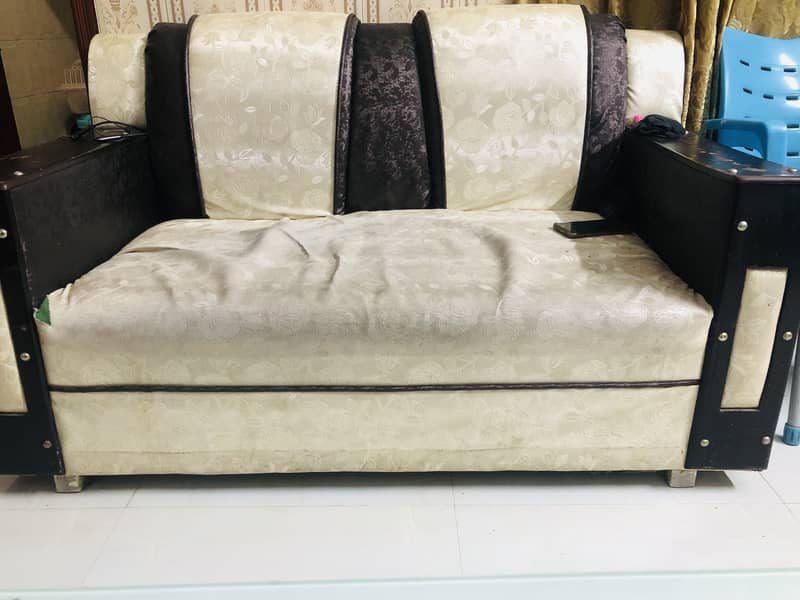 Three 2 seater sofa set 2