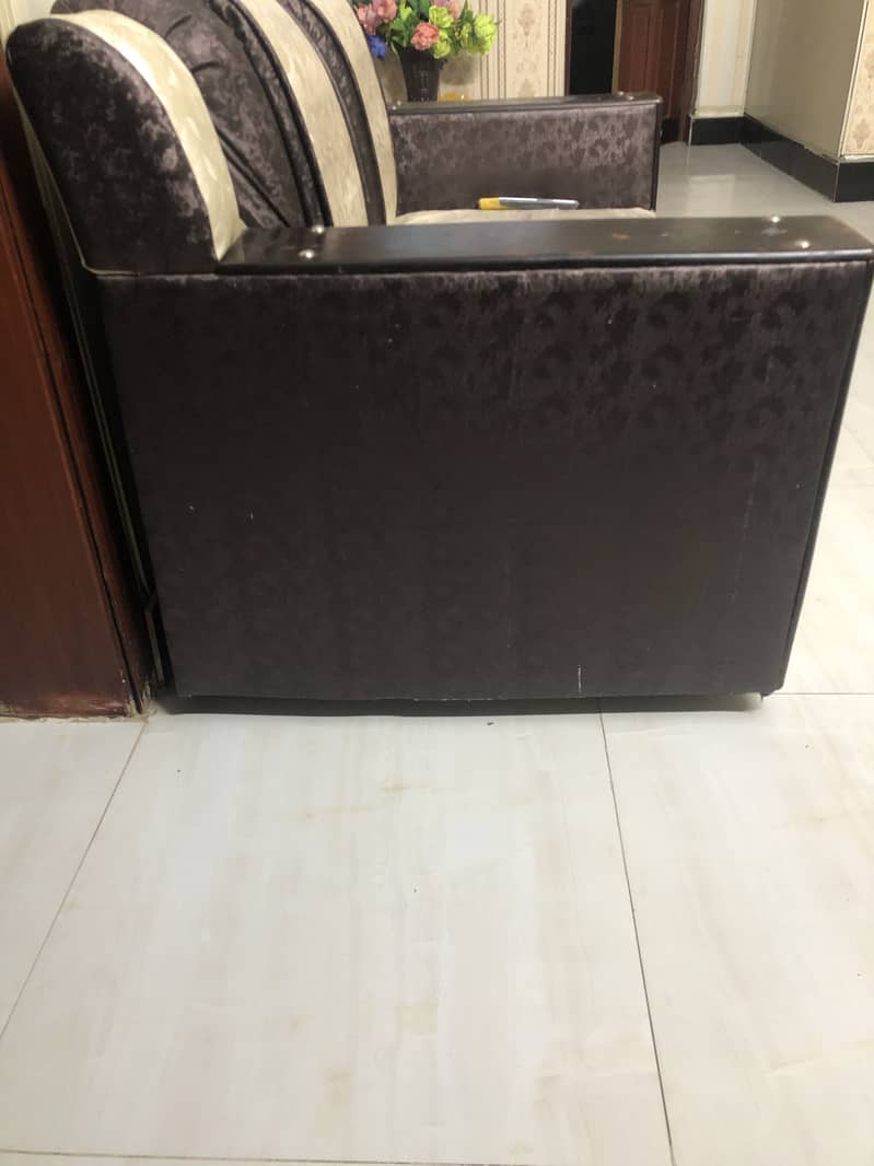 Three 2 seater sofa set 3