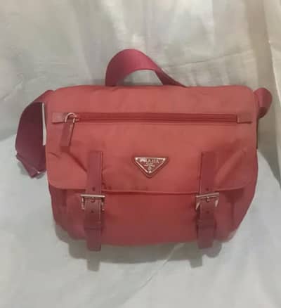 Prada Red Nylon Crossbody Bag