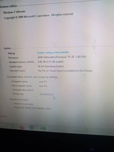 Asser labtop for sale