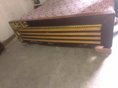 Elegant Solid Wood Bed Frame