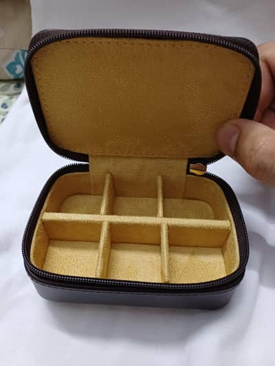 Zipper Cufflink Case- Jaferiees Original Brand New
