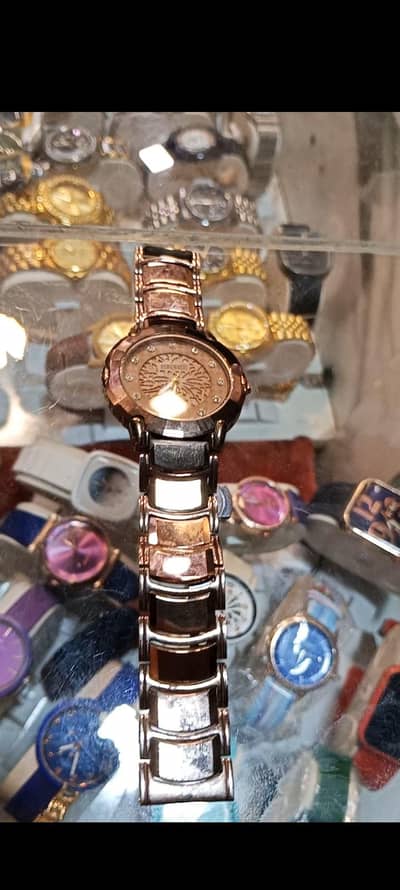 Fitron Ceramic Watch – Copper Colour – Sapphire Glass – Like New