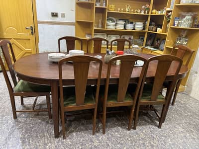 Dining table and chairs 10 seater