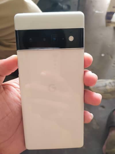 Google pixel 6 pro white color  water pack