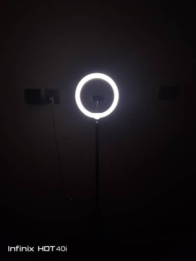 26 cm right light 7 feet tripod stand  metal mobile holder 3 colour sh