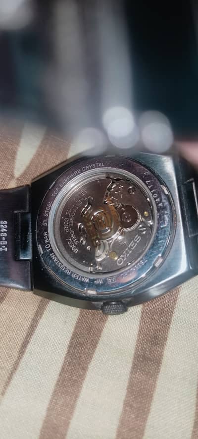 seiko 5 sapphire Black