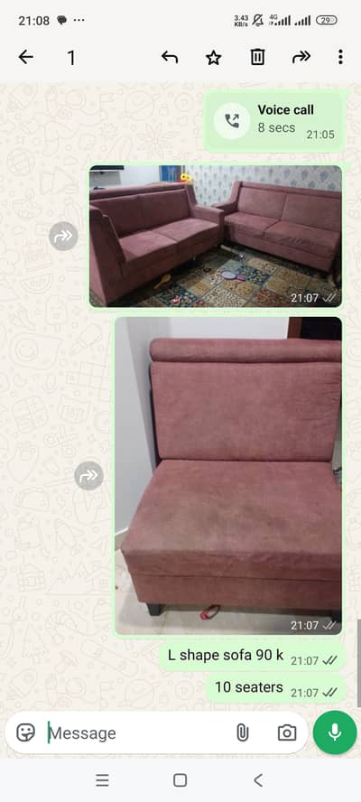 L shaped sofa forsale 10 seater