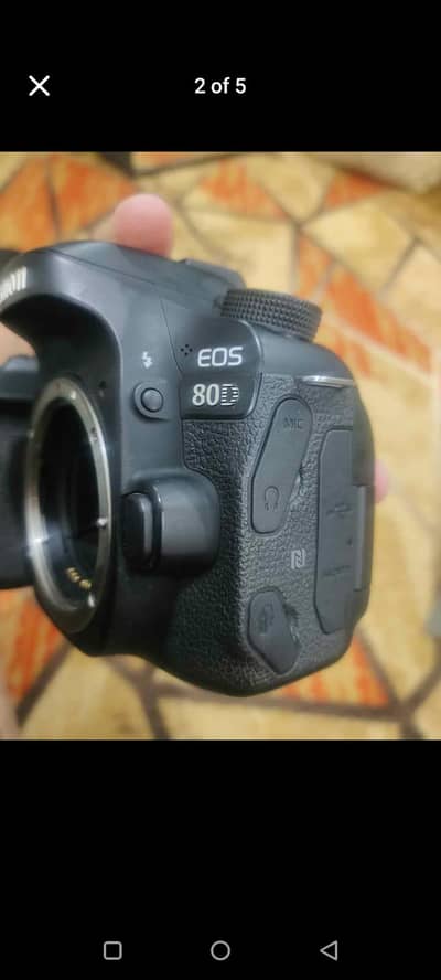 DSLR camera Canon 80D 64 GB card for sale