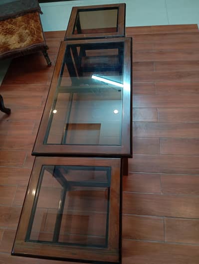 chinioti Sofa and Table set pure wood and moltyfoam