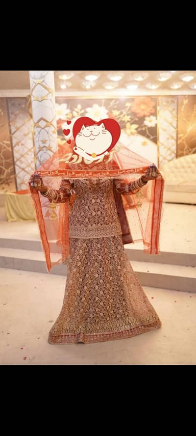 Bridal Lehnga  Sale  Only 1 Use hour with jewelry– Excellent Condition