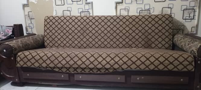 Sofa kam bed & double bed for sale