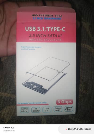 SanDisk external hard 128 gb new