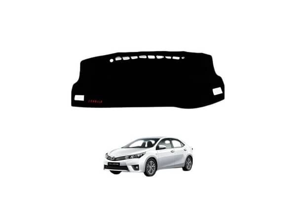 Luxury Grade Dashboard Carpet Mat for Toyota Corolla 2014–2022 – Custom Fit UV Protection Interior Cover