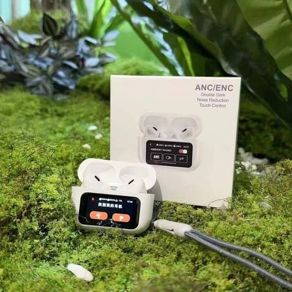 WHITE LIMITED TIME DEAL: 90% OFF!  WHITE A9 Pro Ear buds – Premium Air Pods ANC+ENC earbuds Noise Cancelling airpods | Wireless Bluetooth Earphones & Airpods