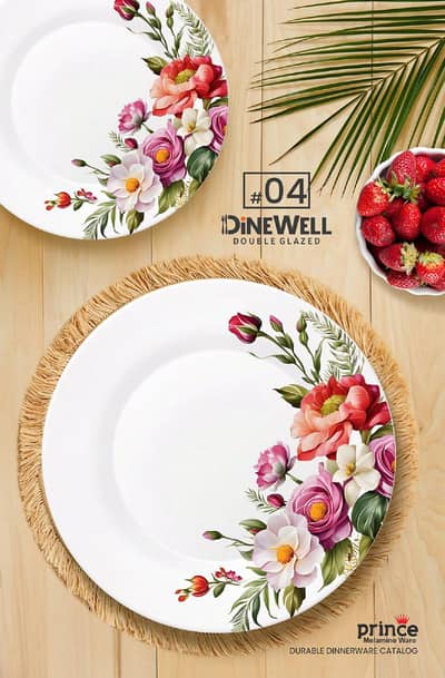 Dinewell Dinner Set Double Glaze