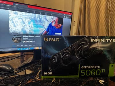 Open Box RTX 5060ti 16GB VRAM | Triple Fan Cooling | Palit | Lahore