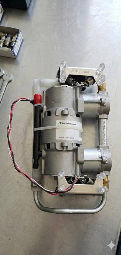 Original Shinano Kenshi Dual Head Diaphragm Vacuum Pump