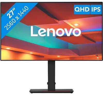 Lenovo ThinkVision P27h-28 27inch 2k USB Type-C IPS Monitor