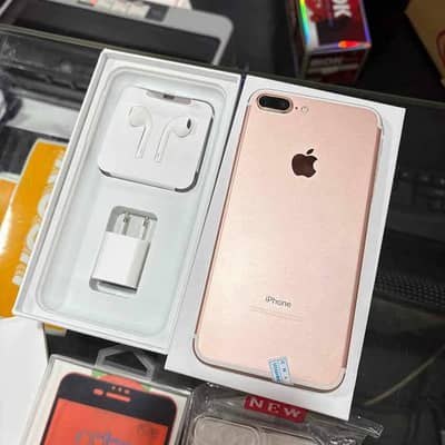 iPhone 7 Plus 128gb with box 0323/056/58/33 WhatsApp no