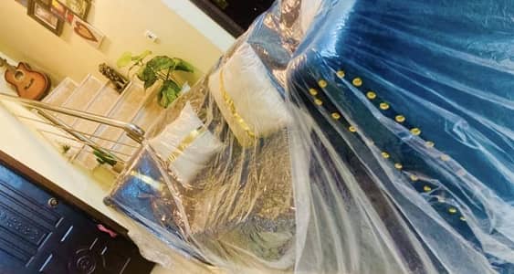 Brand New Sofa Set | Black Velvet | Few Days Use