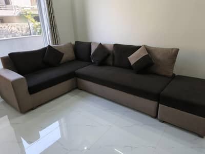 7 Seater L Shape Sofa