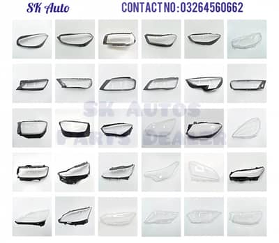 Toyota Honda Suzuki Headlight glass Cover all models Available