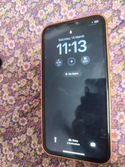 Iphone XR 128 GB converted to Iphone 17 pro max orange color