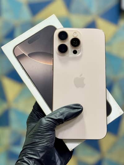 Apple iPhone 16 Pro Max 256gb officially approved