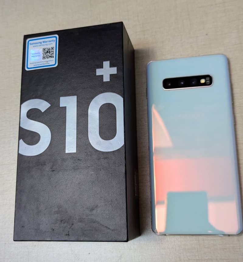 Samsung Galaxy S10+ Dual Sim Official PTA Approved | 8/128GB with Box ...