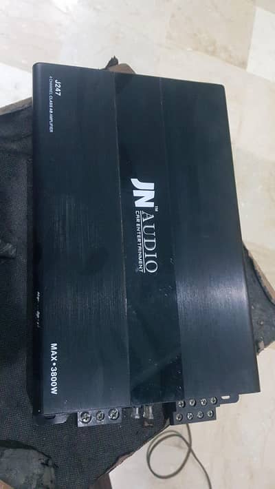 JN Audio 3800W 4 Channel Heavy Amplifier Sealed Original Condition