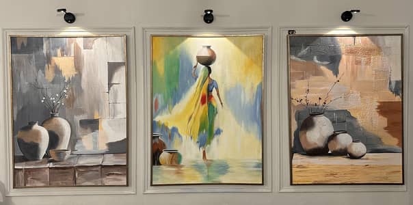 3 peice painting set