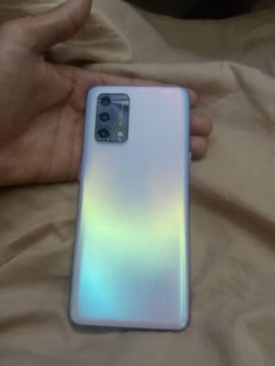 Oppo a96 8/128 GB PTA silver rainbow colour 10 only phone/10