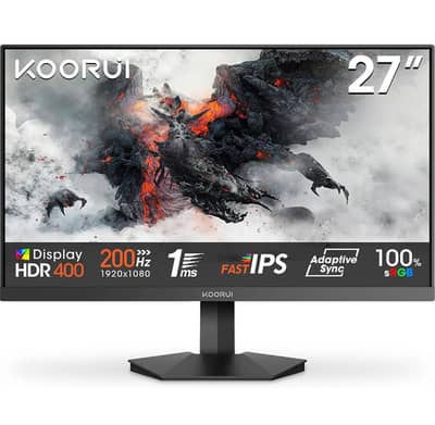 Koorui G2711P / 27” Inch / 200HZ Gaming Monitor/ Brand new open box
