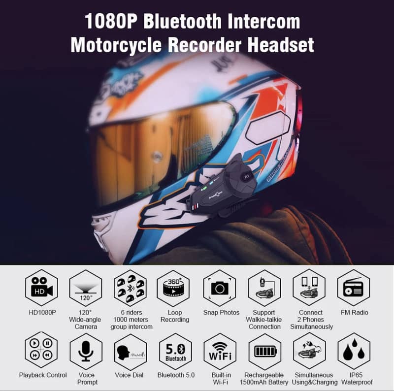 Freedconn R1 Plus Intercom 2