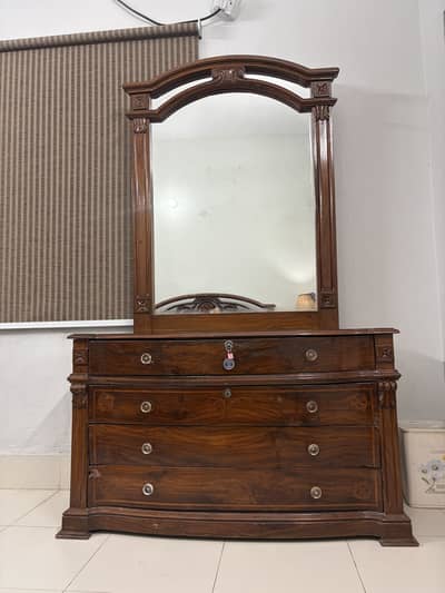 Solid Wooden Dressing Table- Classic Design