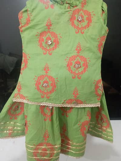baby girl shrara set suitable for eid